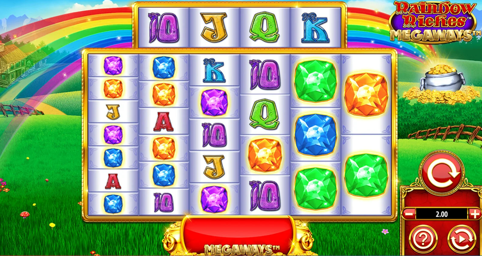 Rainbow Riches Megaways Slot Game