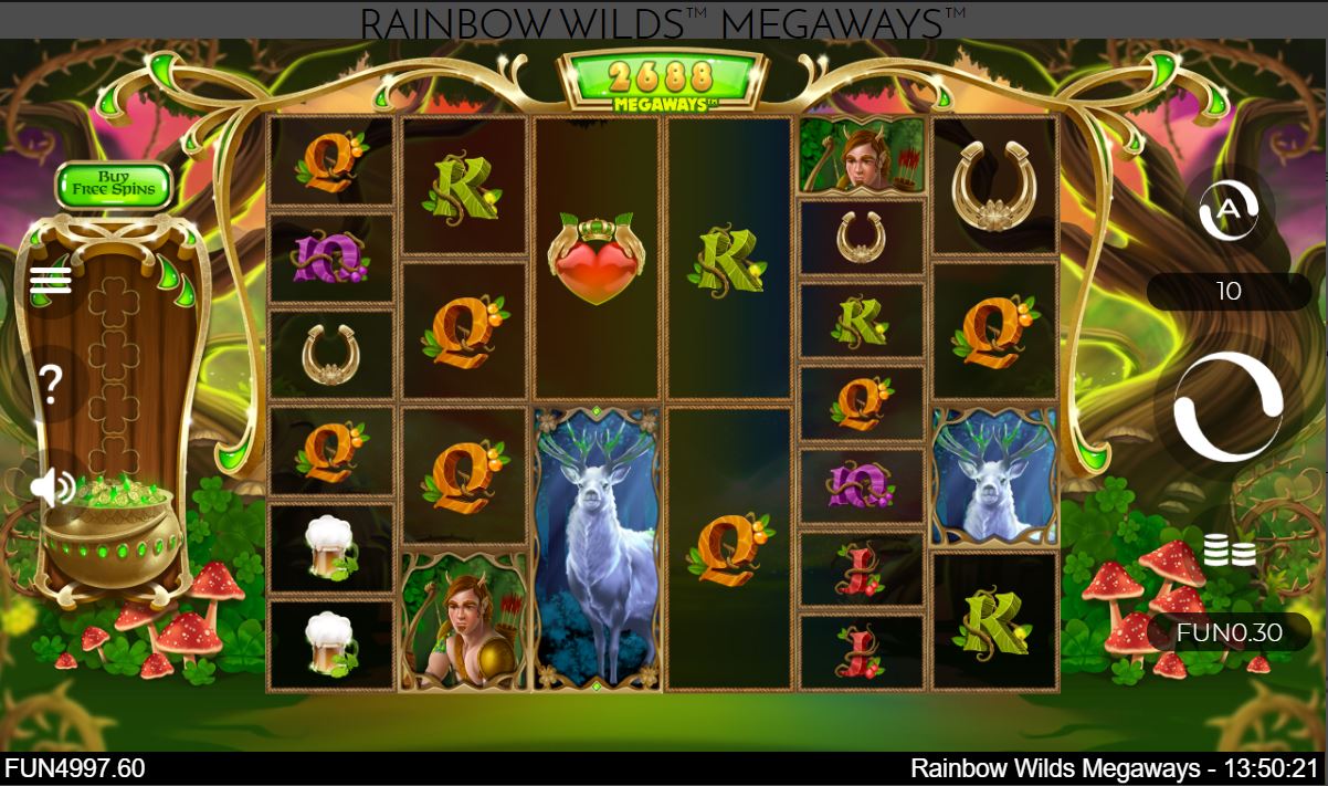 Rainbow Wilds Megaways Slot Game